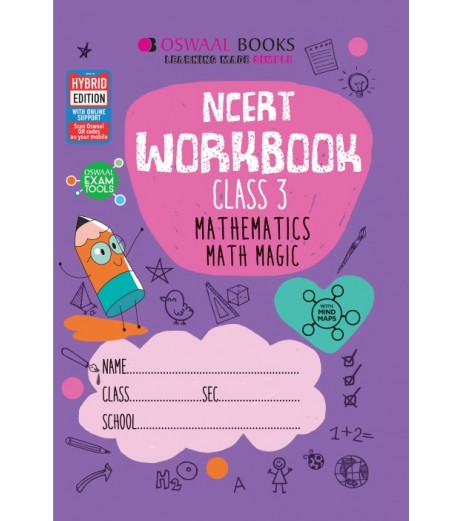 Oswaal NCERT Workbook Class 3 Mathematics Math Magic | Latest Edition Class-3 - SchoolChamp.net